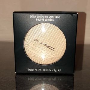 Mac extra dimension skin finish in the shade double-gleam.